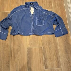 Adorable Button Front Top